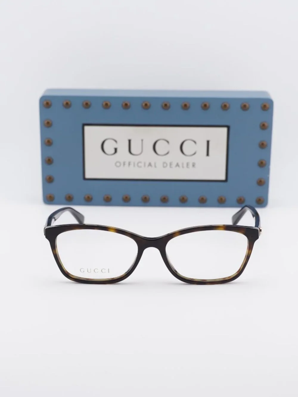 Gucci GG0613O 002 Rectangle Eyeglasses 52mm - Havana